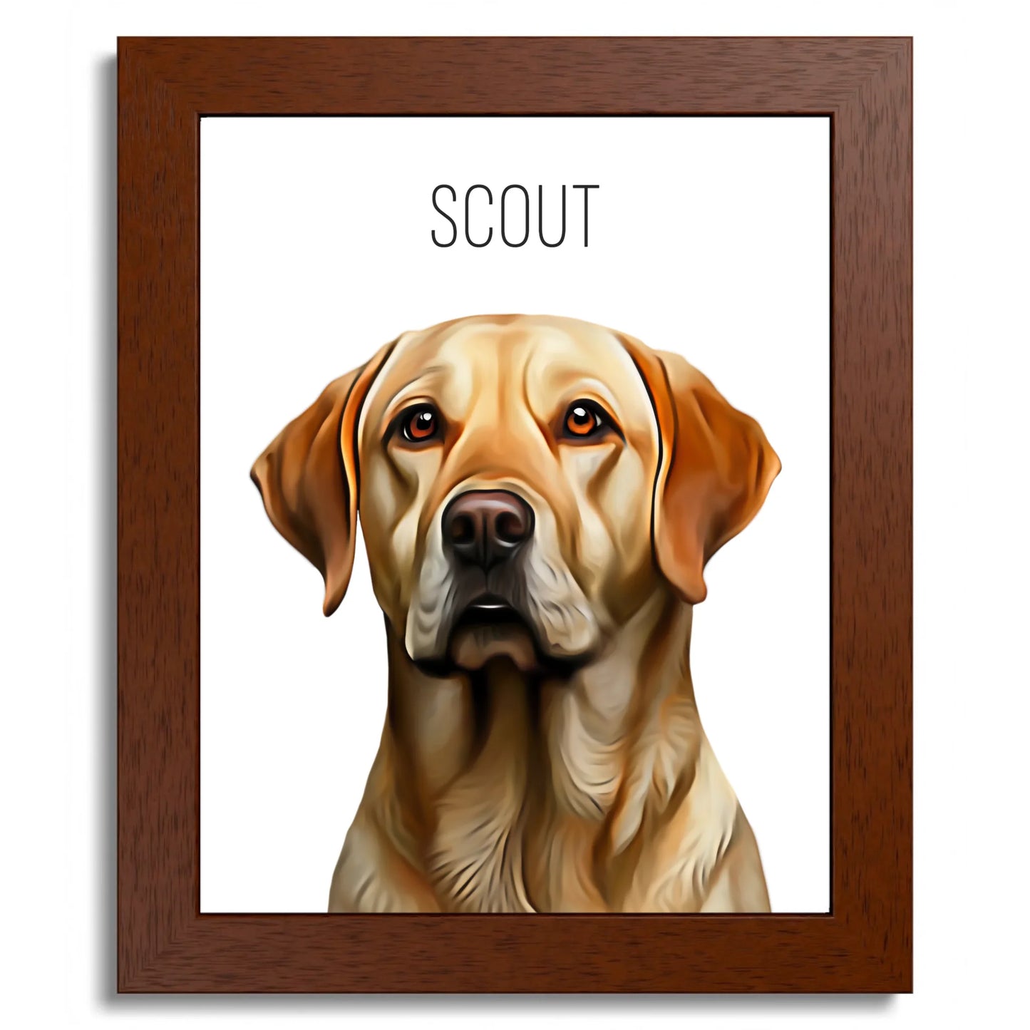 01 01 B Frame 8x10 Brown Front