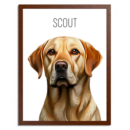 01 03 B Frame 18x24 Brown Front