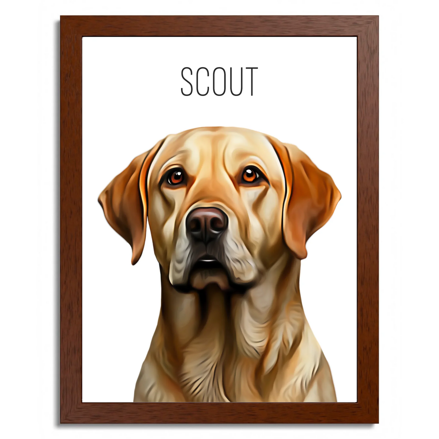 01 02 B Frame 12x16 Brown Front