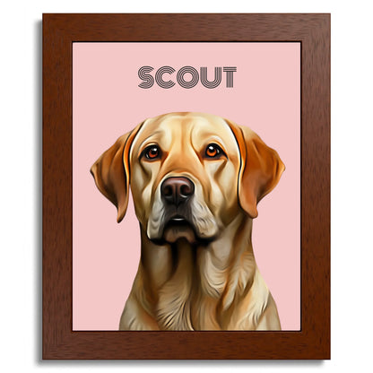 01 01 B Frame 8x10 Brown Front
