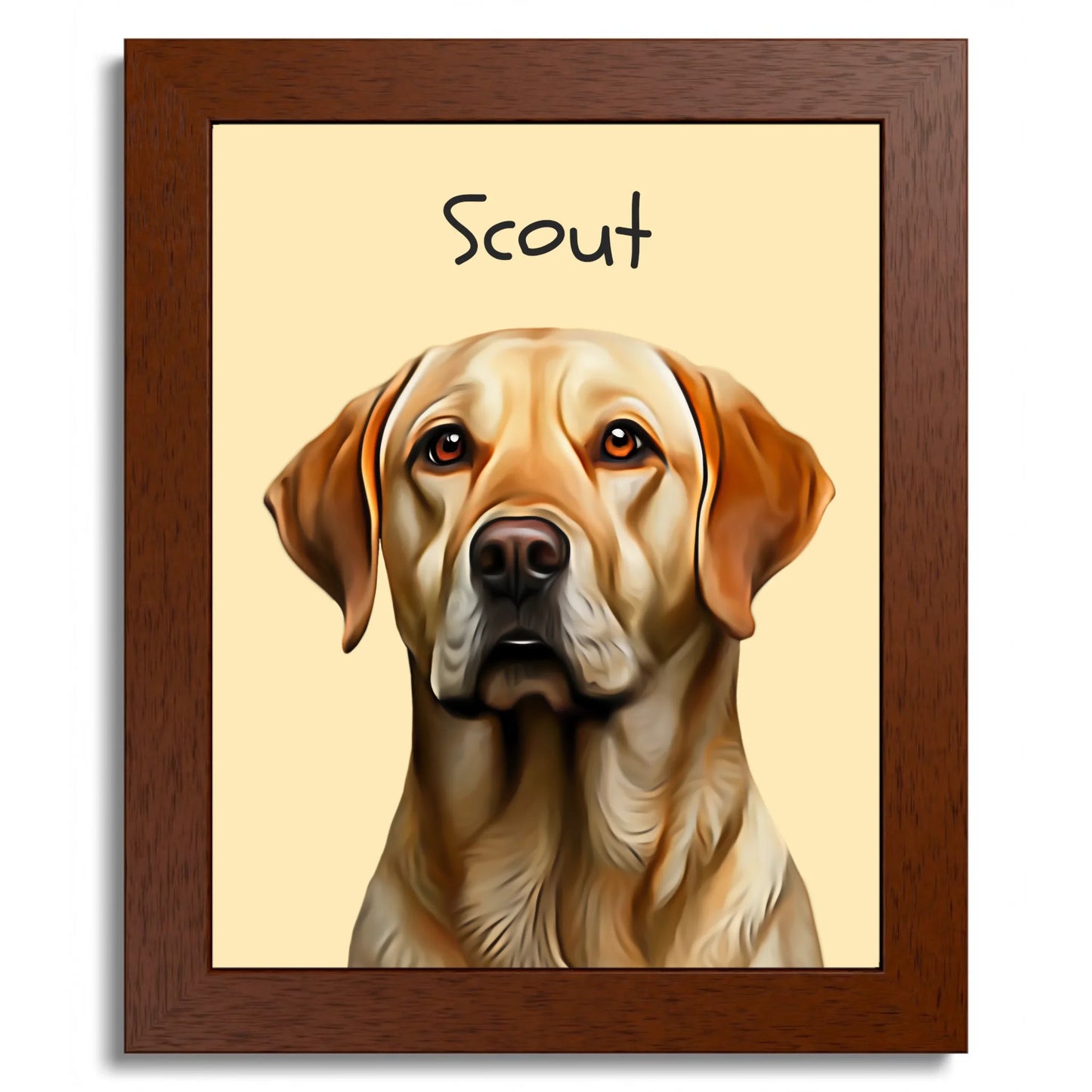 01 01 B Frame 8x10 Brown Front
