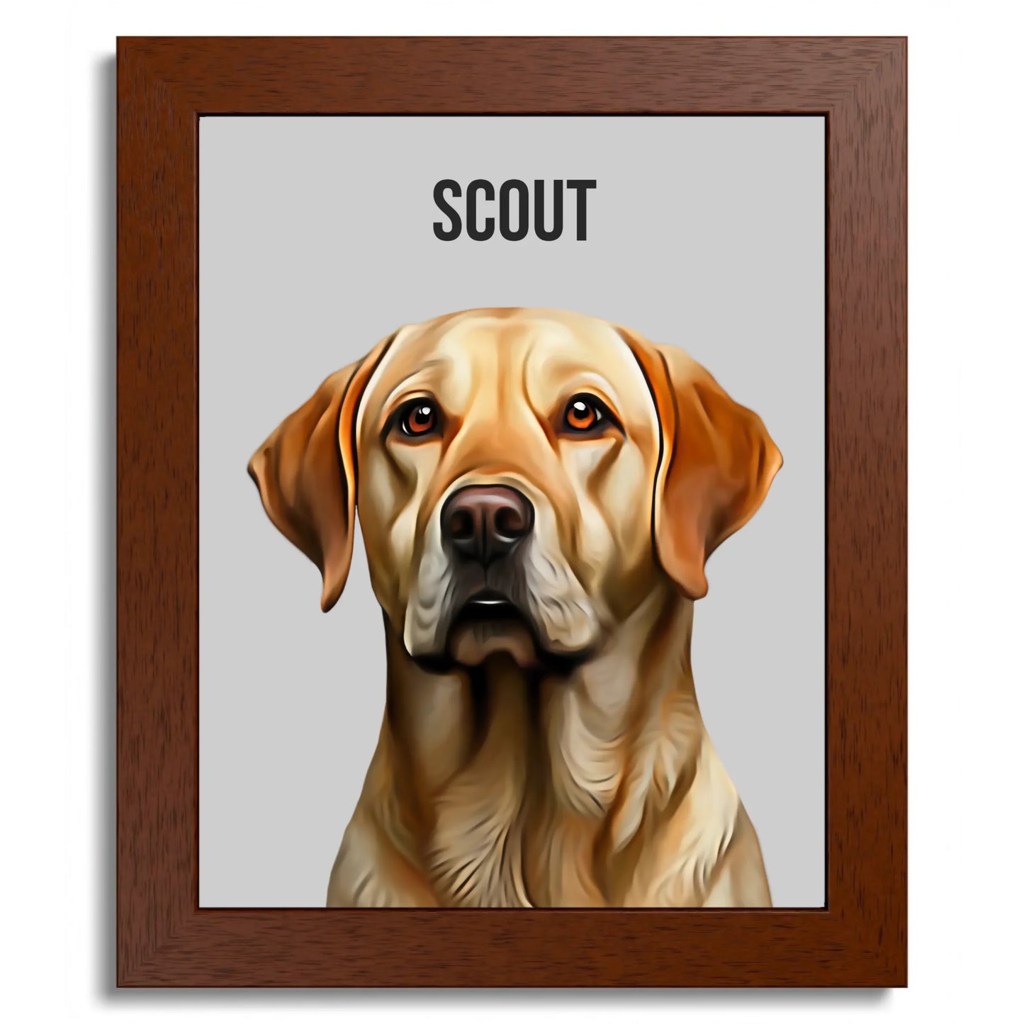 01 01 B Frame 8x10 Brown Front