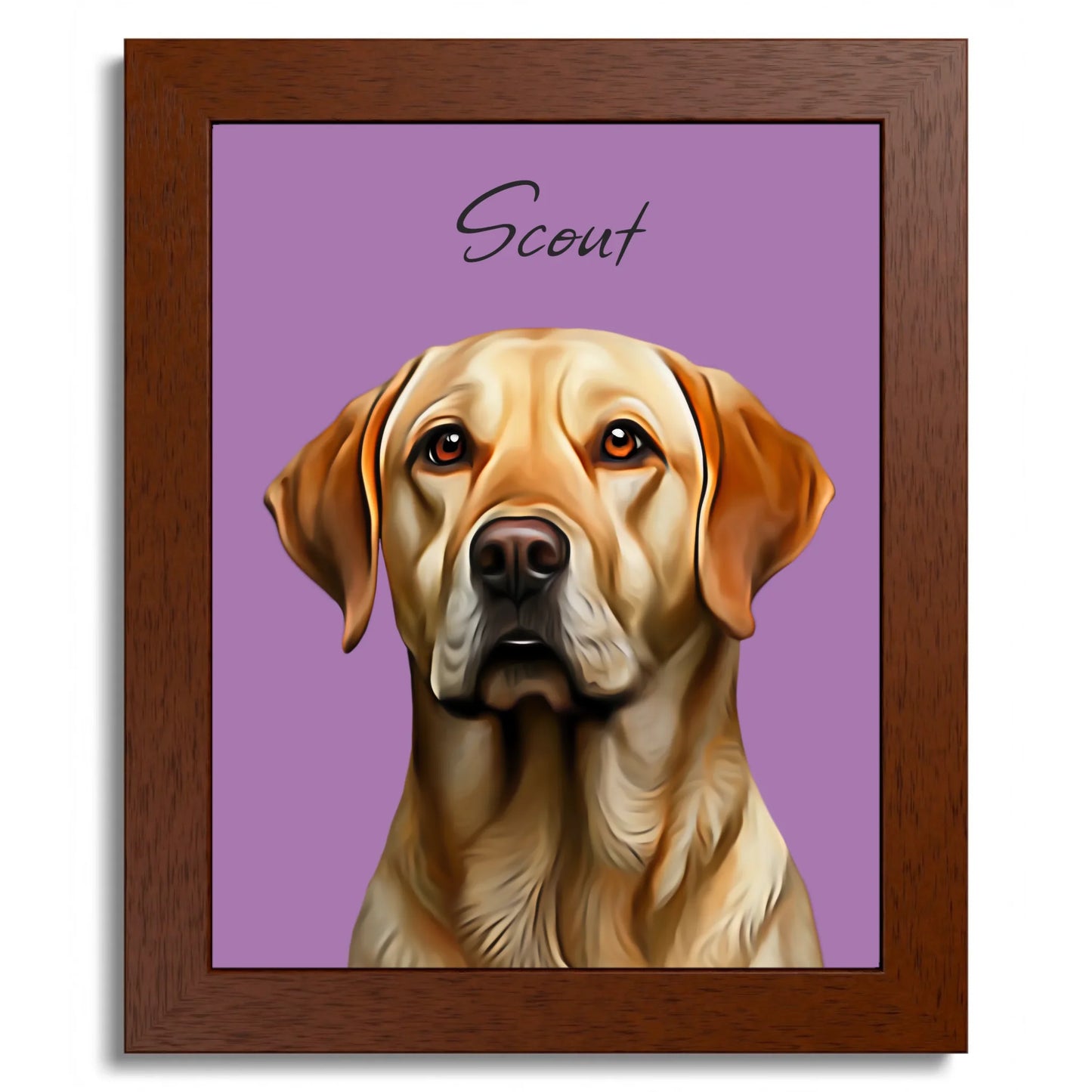 01 01 B Frame 8x10 Brown Front