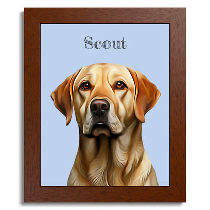 01 01 B Frame 8x10 Brown Front