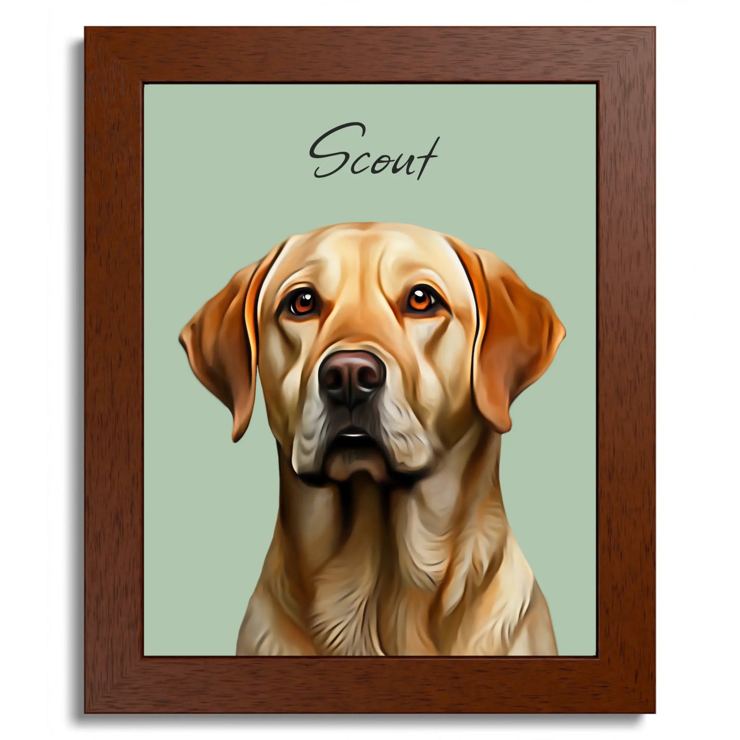 01 01 B Frame 8x10 Brown Front