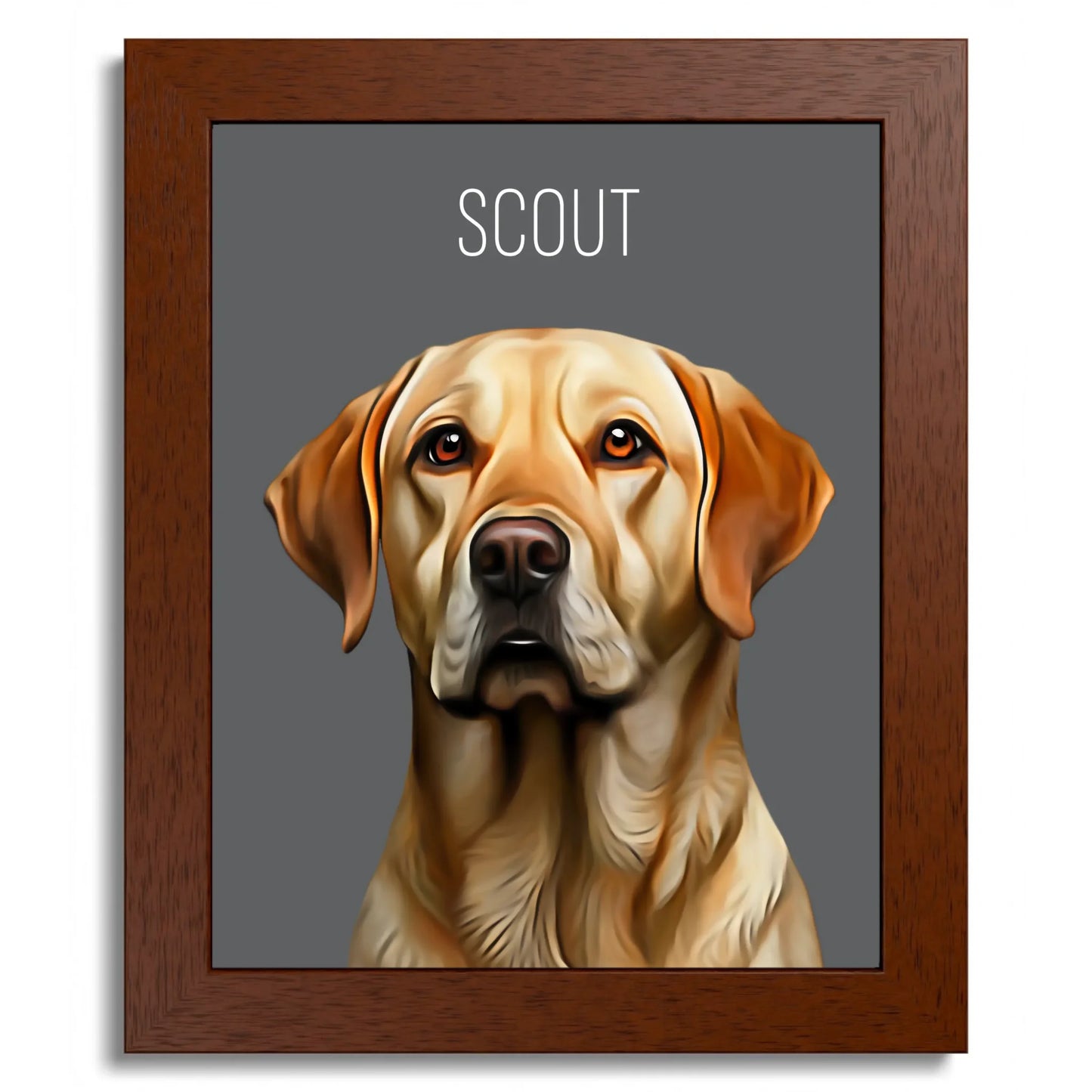01 01 B Frame 8x10 Brown Front