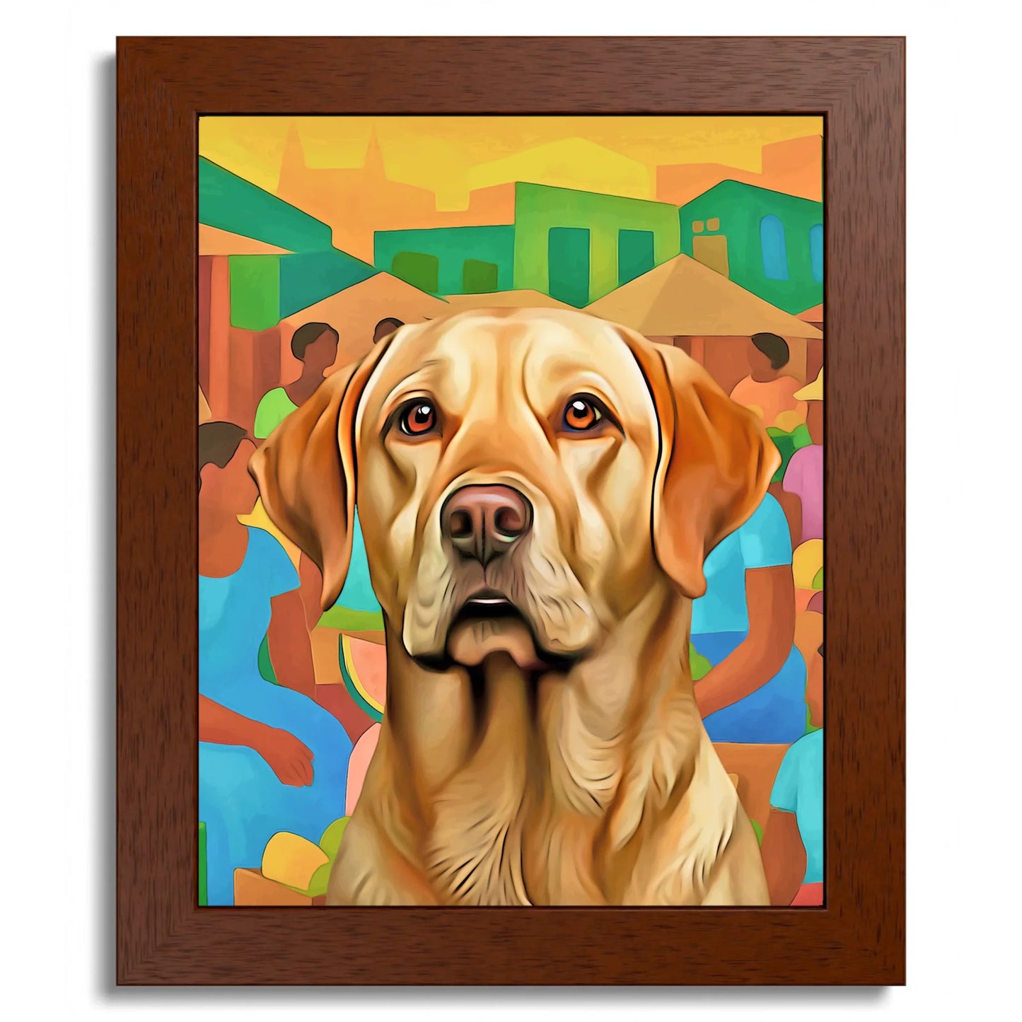 01 01 B Frame 8x10 Brown Front