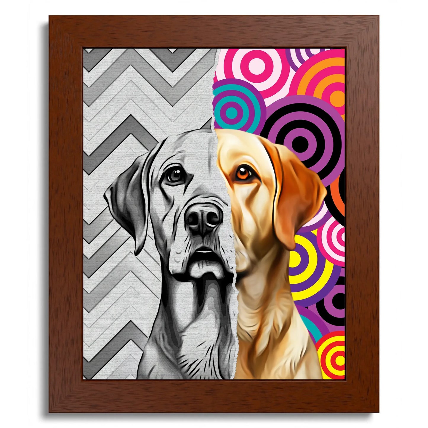 01 01 B Frame 8x10 Brown Front