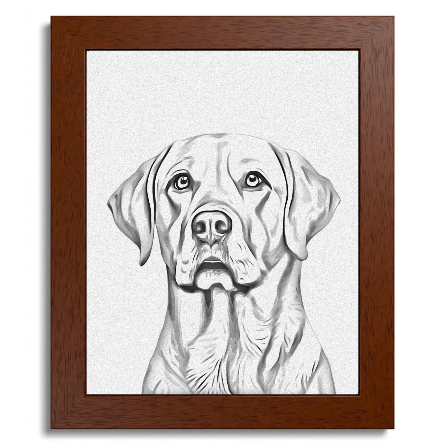 01 01 B Frame 8x10 Brown Front