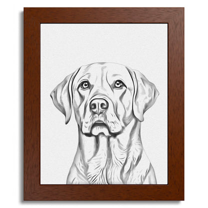01 01 B Frame 8x10 Brown Front