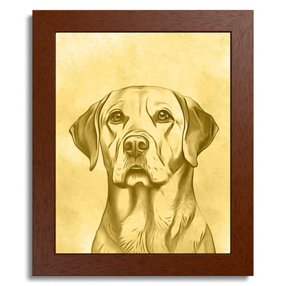 01 01 B Frame 8x10 Brown Front