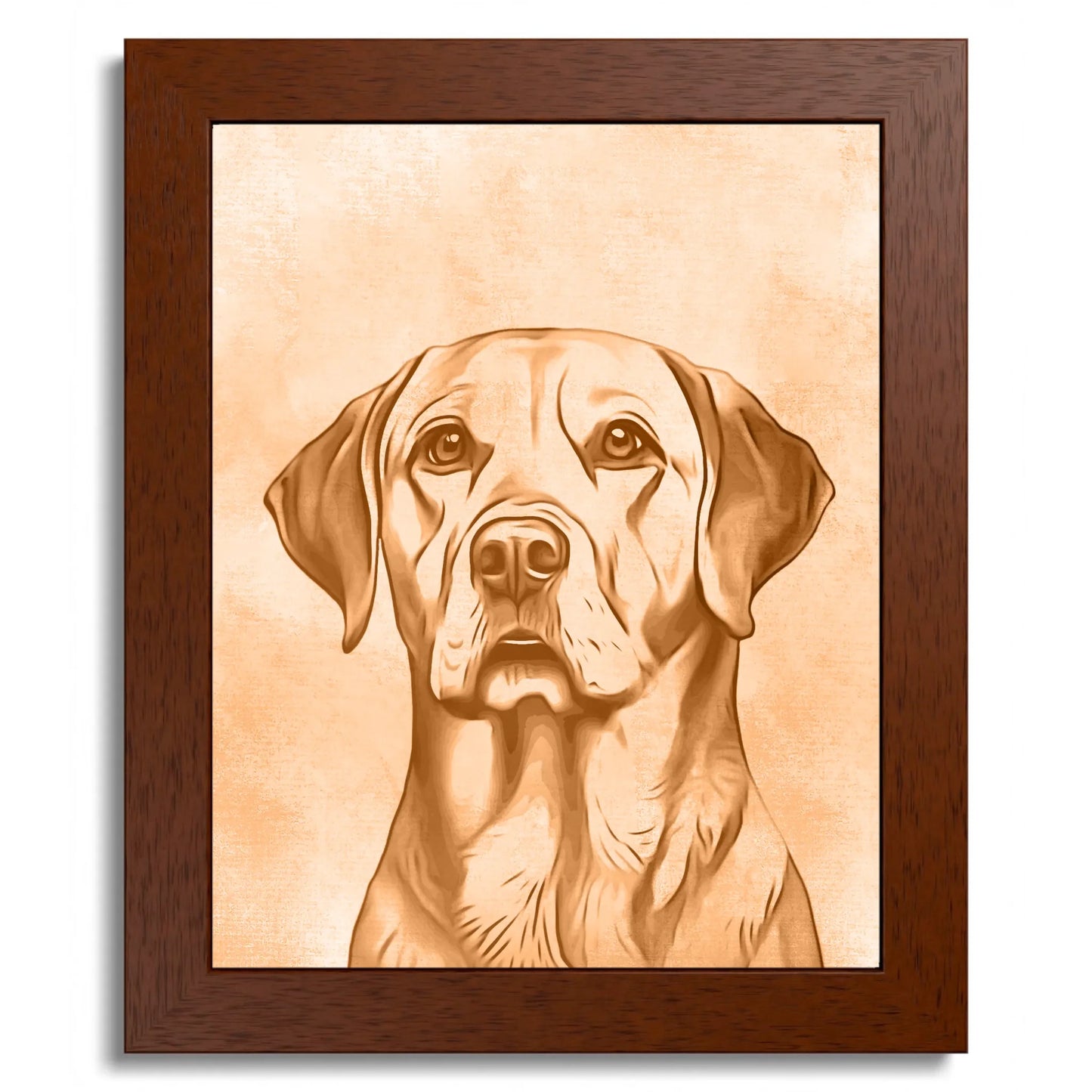 01 01 B Frame 8x10 Brown Front
