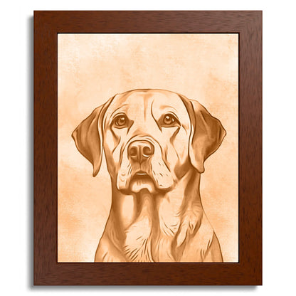 01 01 B Frame 8x10 Brown Front