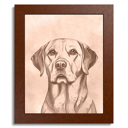 01 01 B Frame 8x10 Brown Front