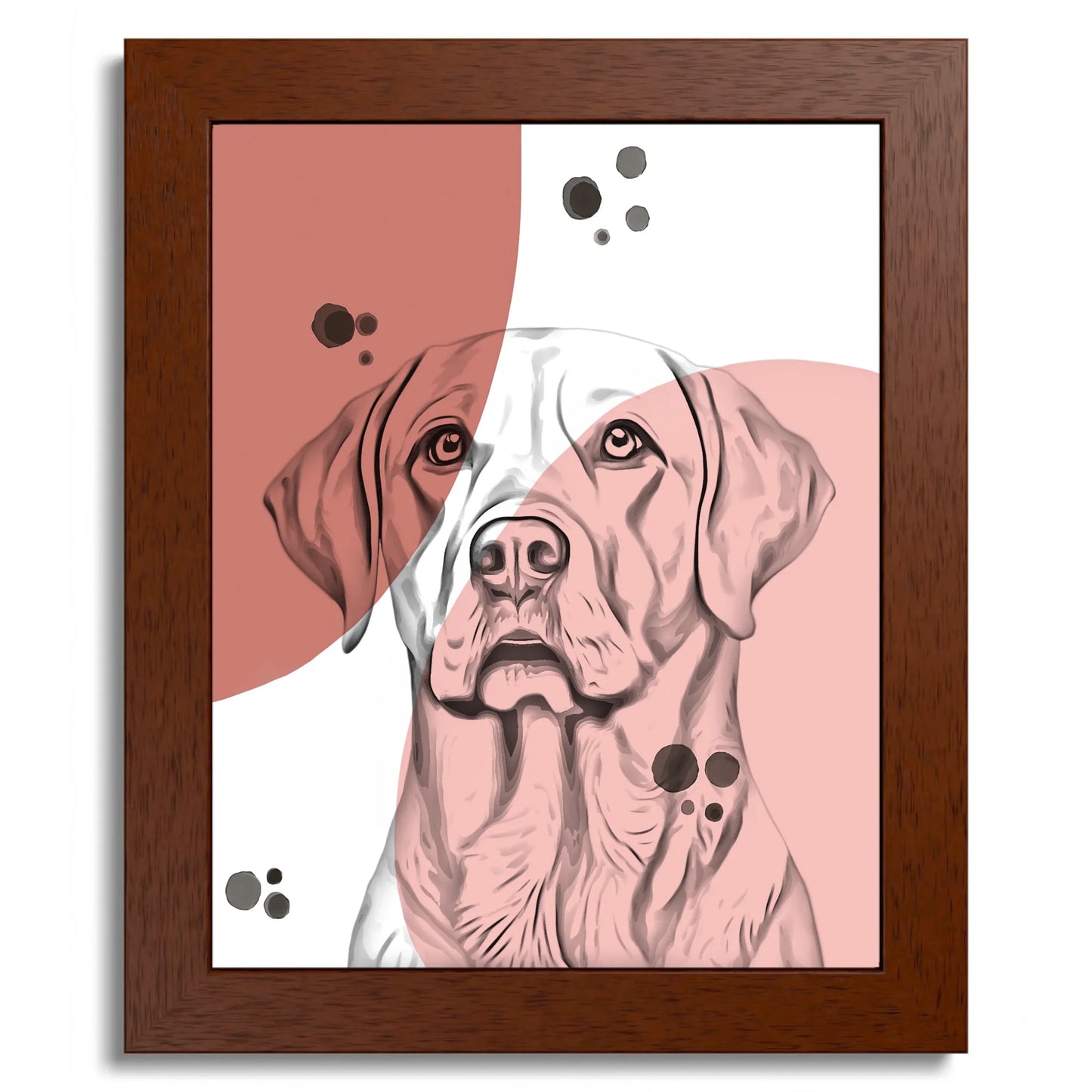 01 01 B Frame 8x10 Brown Front