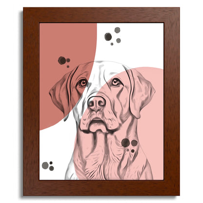 01 01 B Frame 8x10 Brown Front
