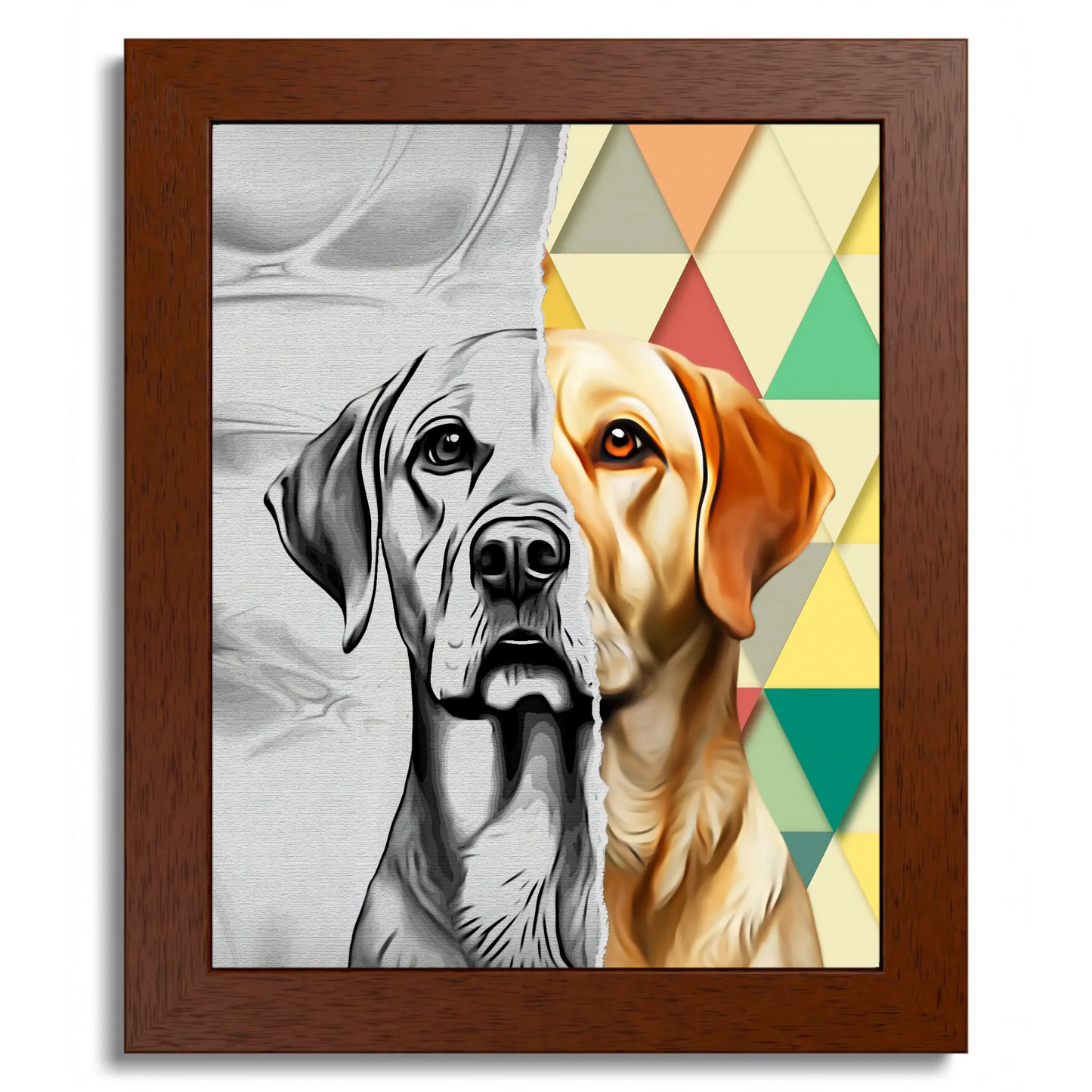 01 01 B Frame 8x10 Brown Front