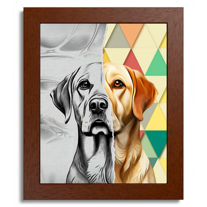 01 01 B Frame 8x10 Brown Front
