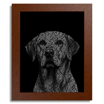 01 01 B Frame 8x10 Brown Front