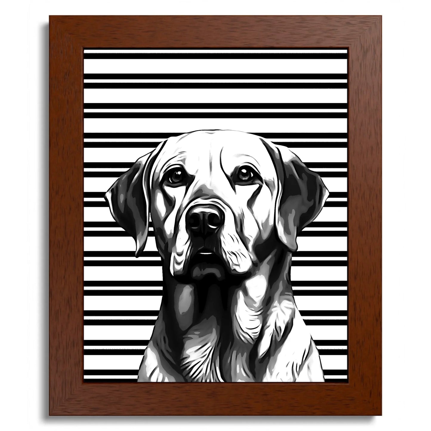 01 01 B Frame 8x10 Brown Front