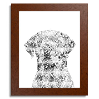 01 01 B Frame 8x10 Brown Front