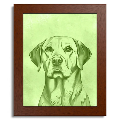 01 01 B Frame 8x10 Brown Front
