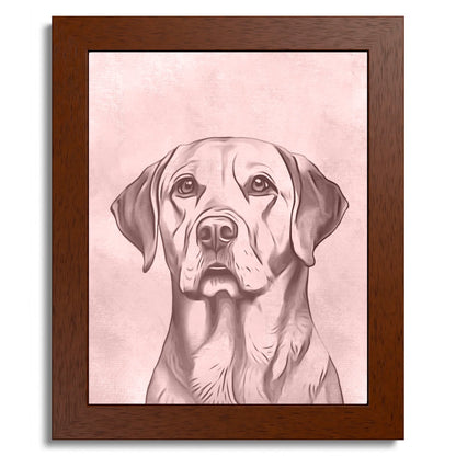 01 01 B Frame 8x10 Brown Front