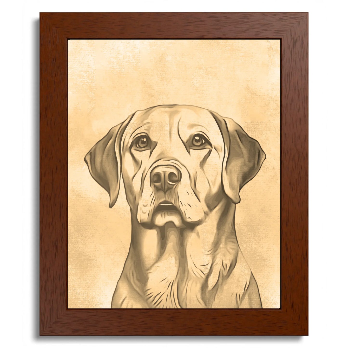01 01 B Frame 8x10 Brown Front