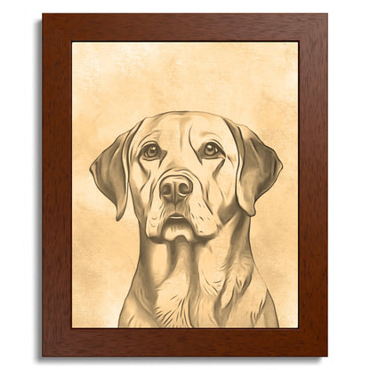 01 01 B Frame 8x10 Brown Front