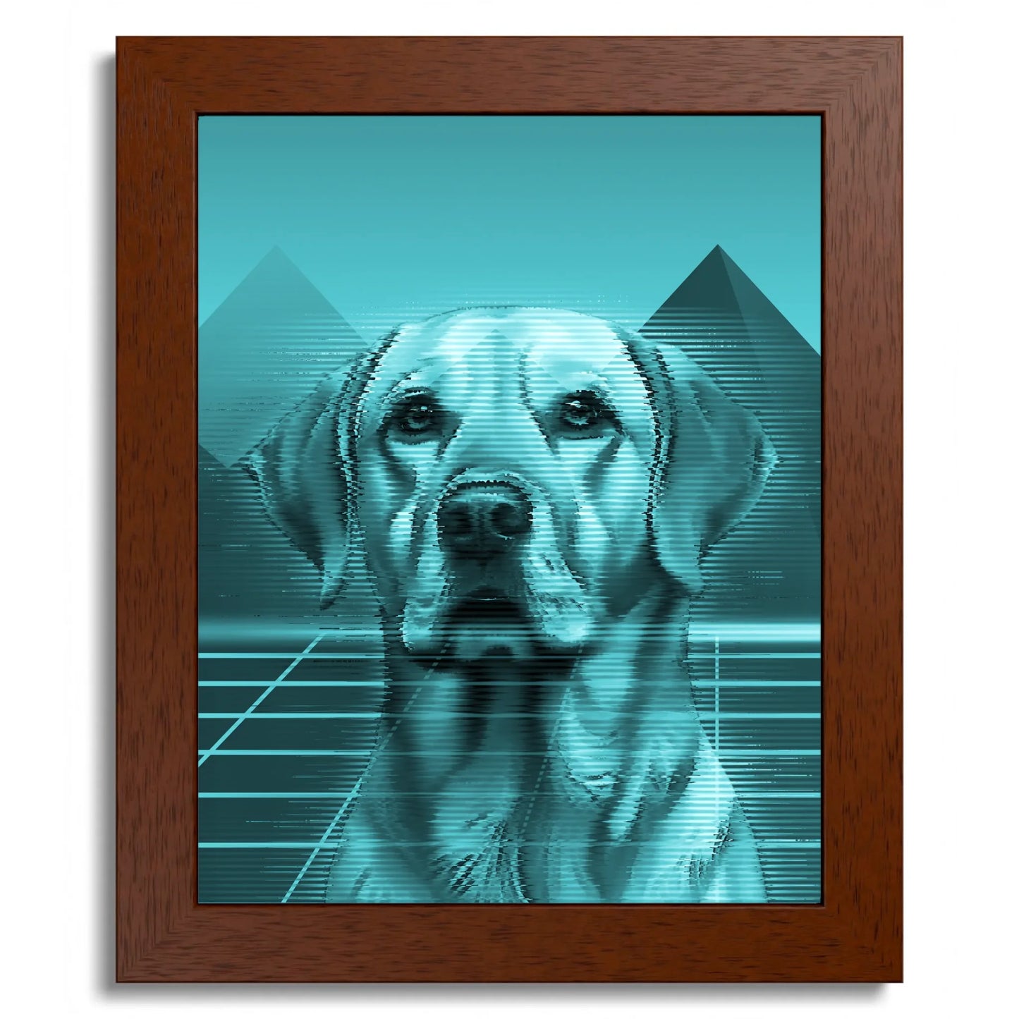 01 01 B Frame 8x10 Brown Front