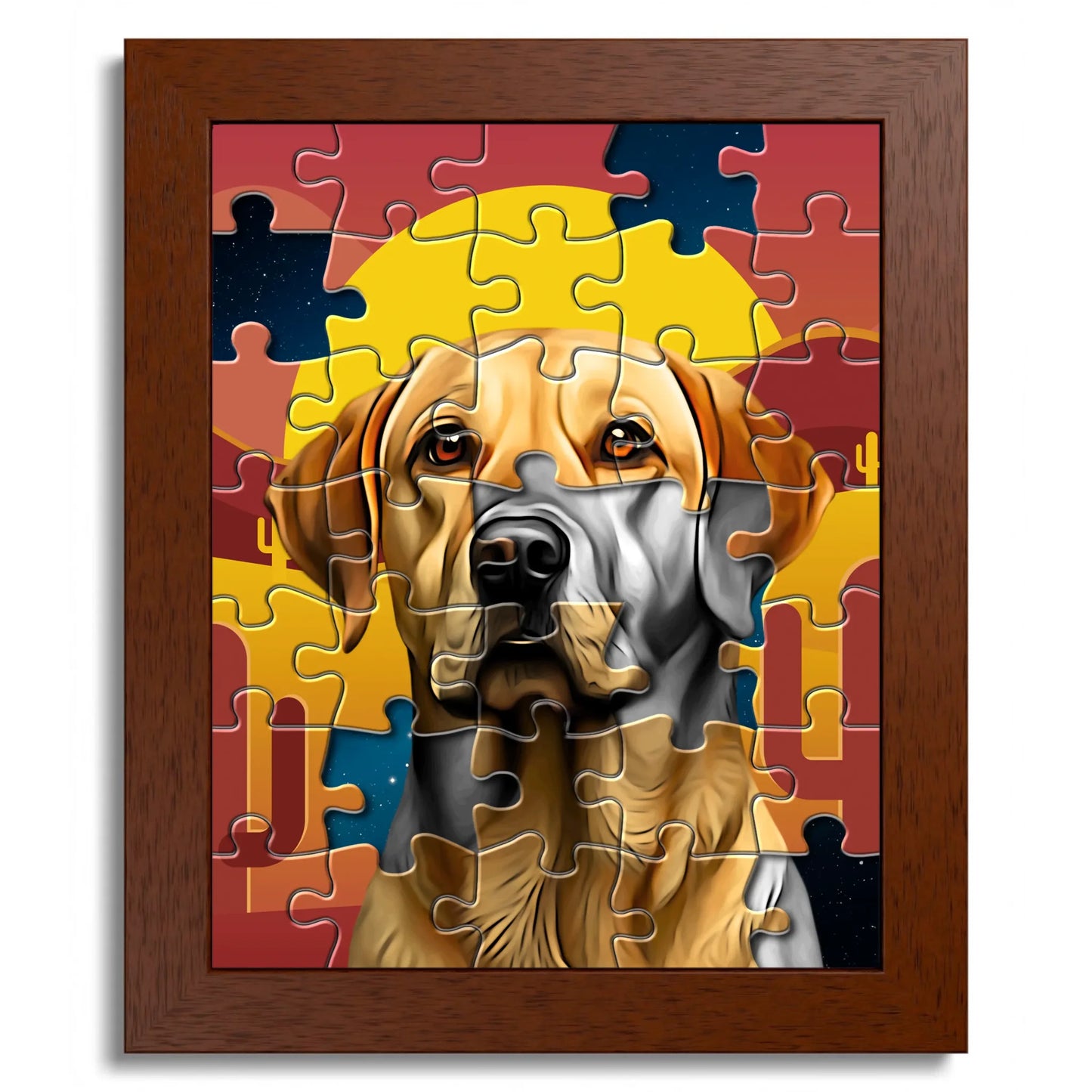 01 01 B Frame 8x10 Brown Front