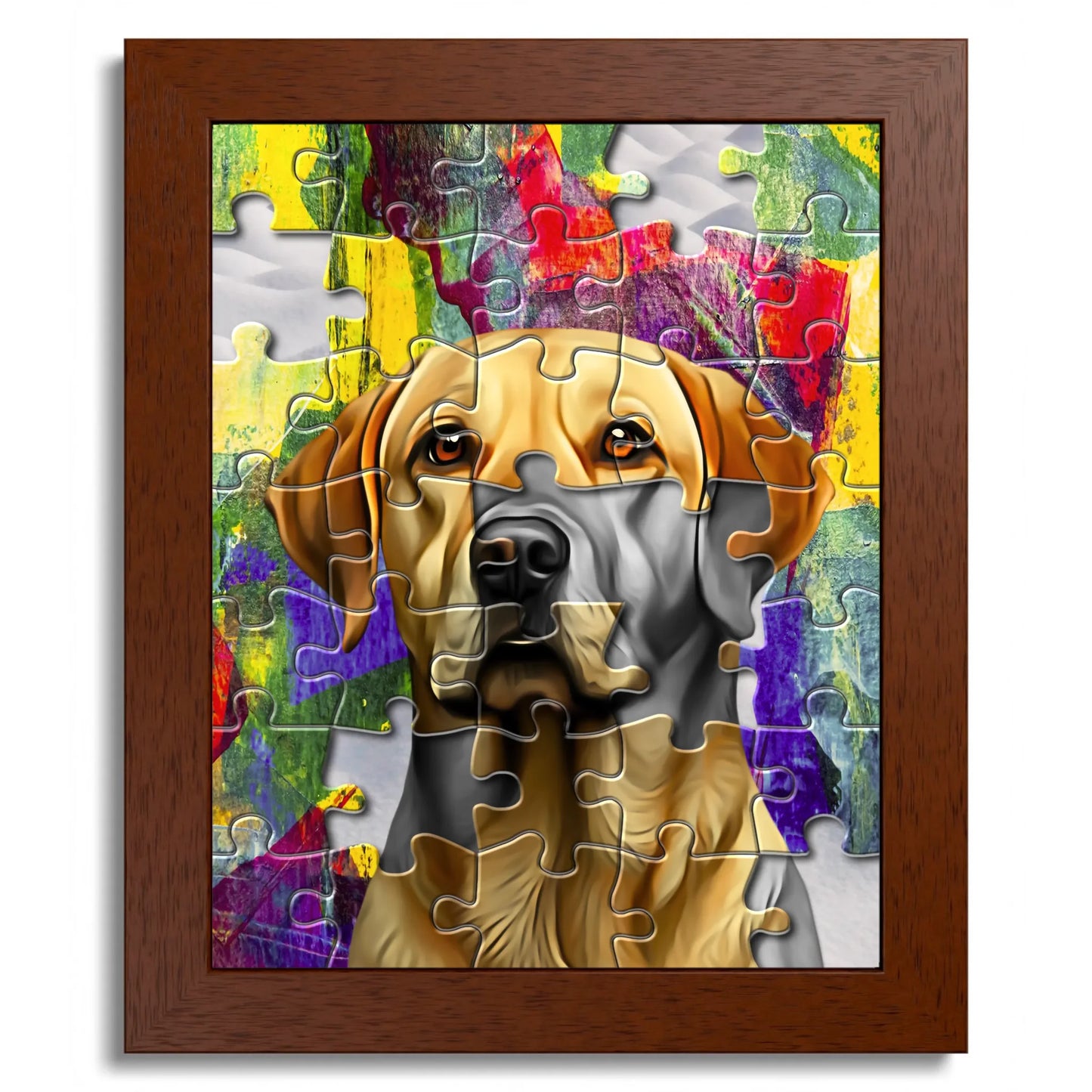 01 01 B Frame 8x10 Brown Front