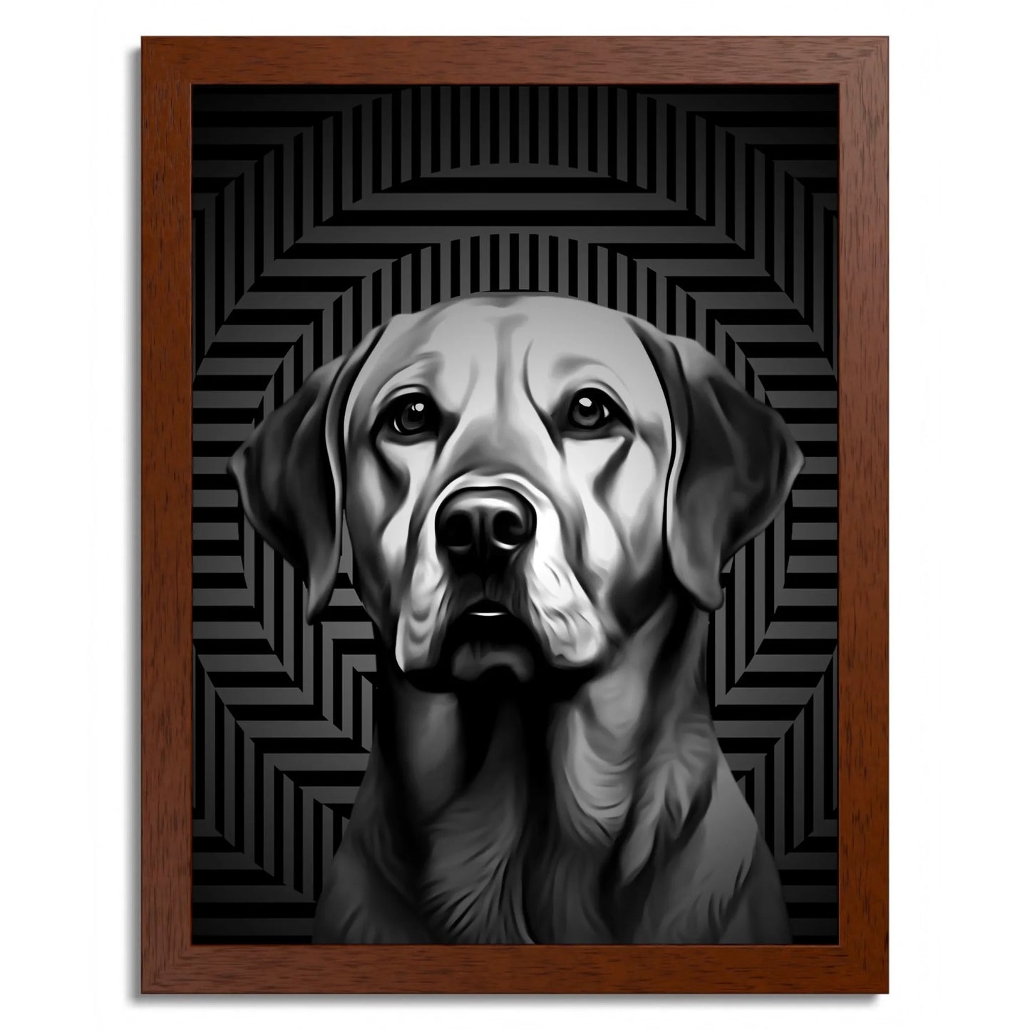 01 02 B Frame 12x16 Brown Front