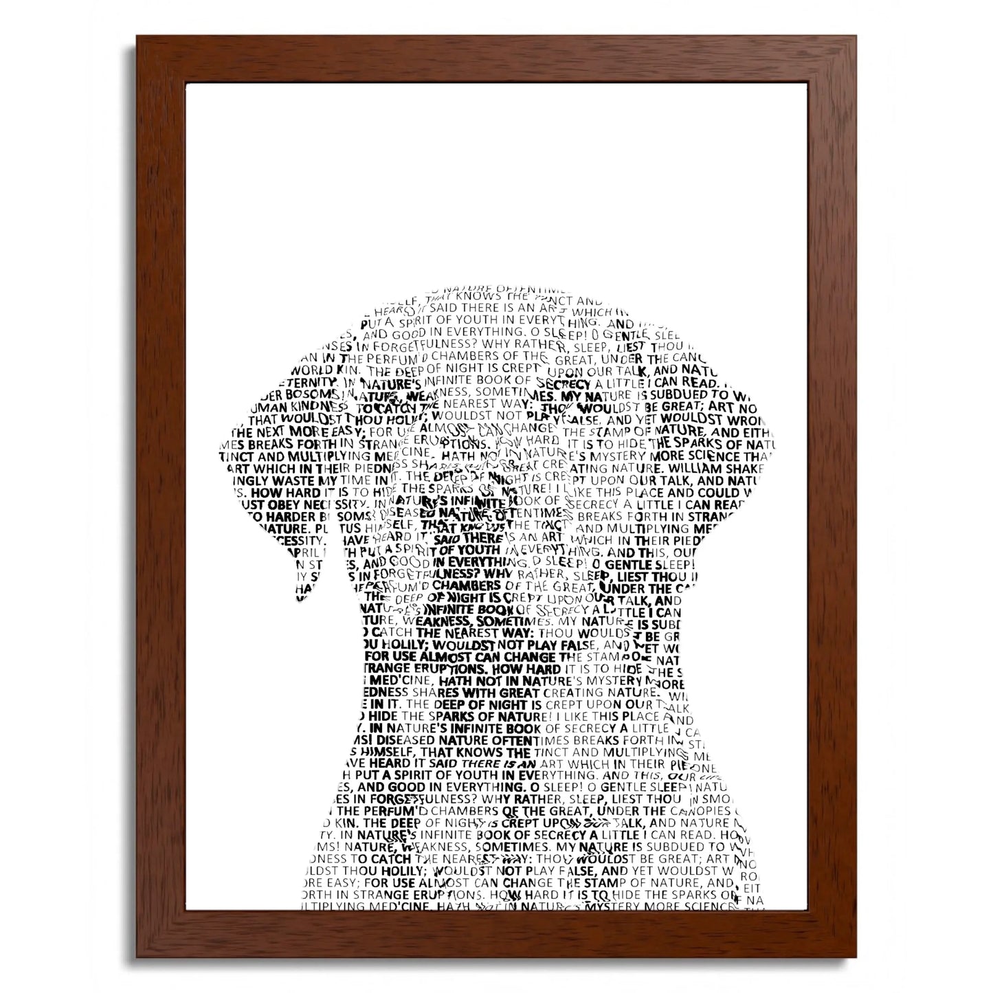 01 02 B Frame 12x16 Brown Front