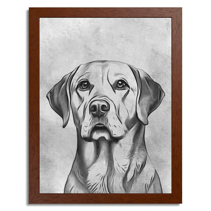 01 02 B Frame 12x16 Brown Front
