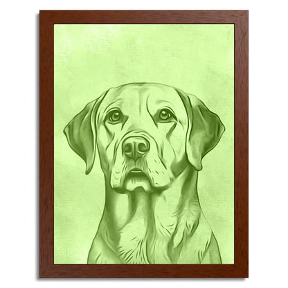 01 02 B Frame 12x16 Brown Front
