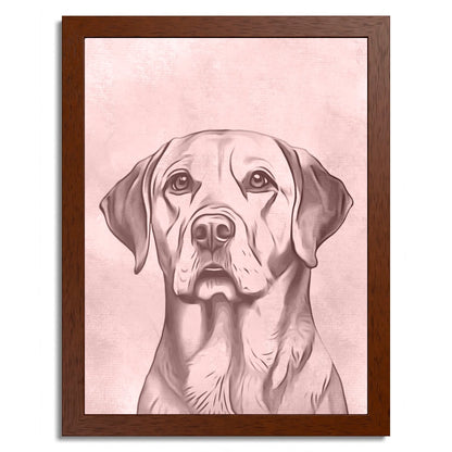01 02 B Frame 12x16 Brown Front