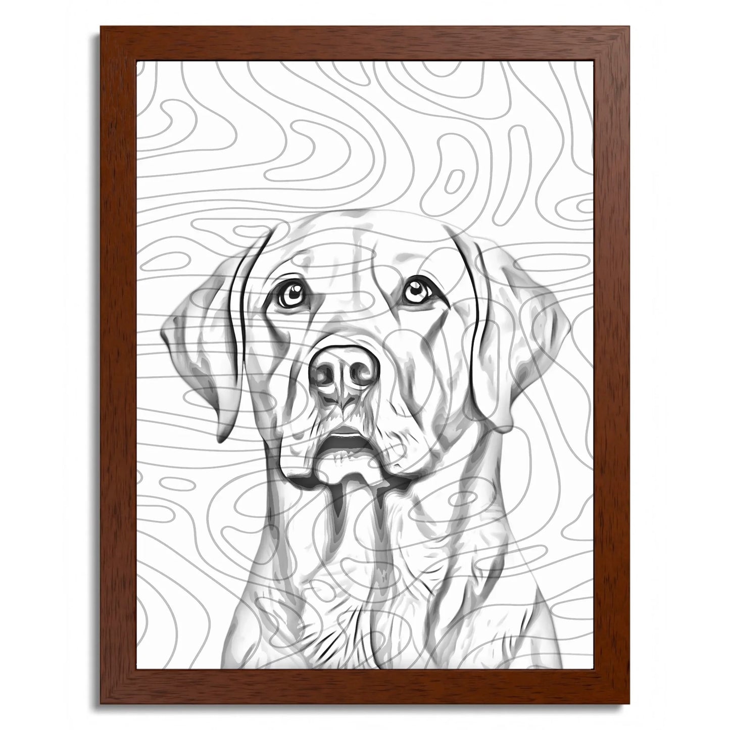 01 02 B Frame 12x16 Brown Front
