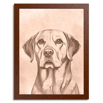 01 02 B Frame 12x16 Brown Front