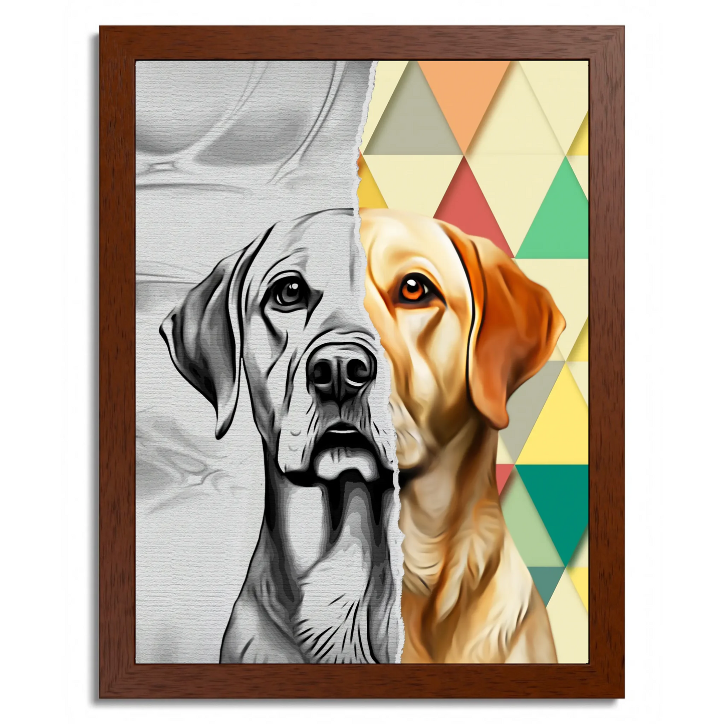 01 02 B Frame 12x16 Brown Front