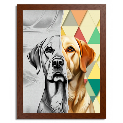 01 02 B Frame 12x16 Brown Front