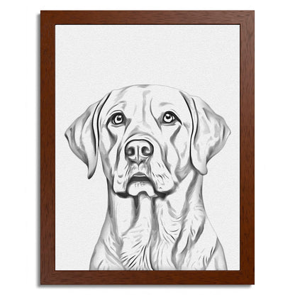 01 02 B Frame 12x16 Brown Front