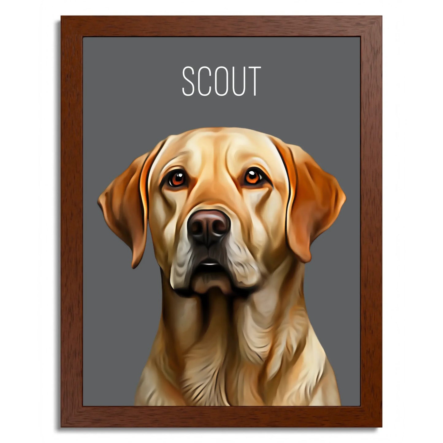 01 02 B Frame 12x16 Brown Front