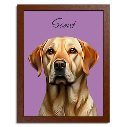 01 02 B Frame 12x16 Brown Front