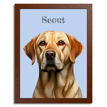 01 02 B Frame 12x16 Brown Front