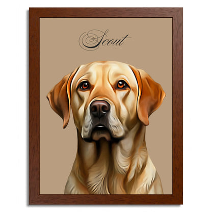 01 02 B Frame 12x16 Brown Front