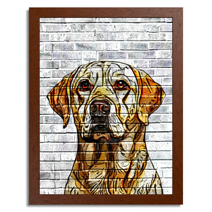01 02 B Frame 12x16 Brown Front