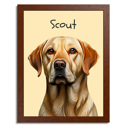 01 02 B Frame 12x16 Brown Front