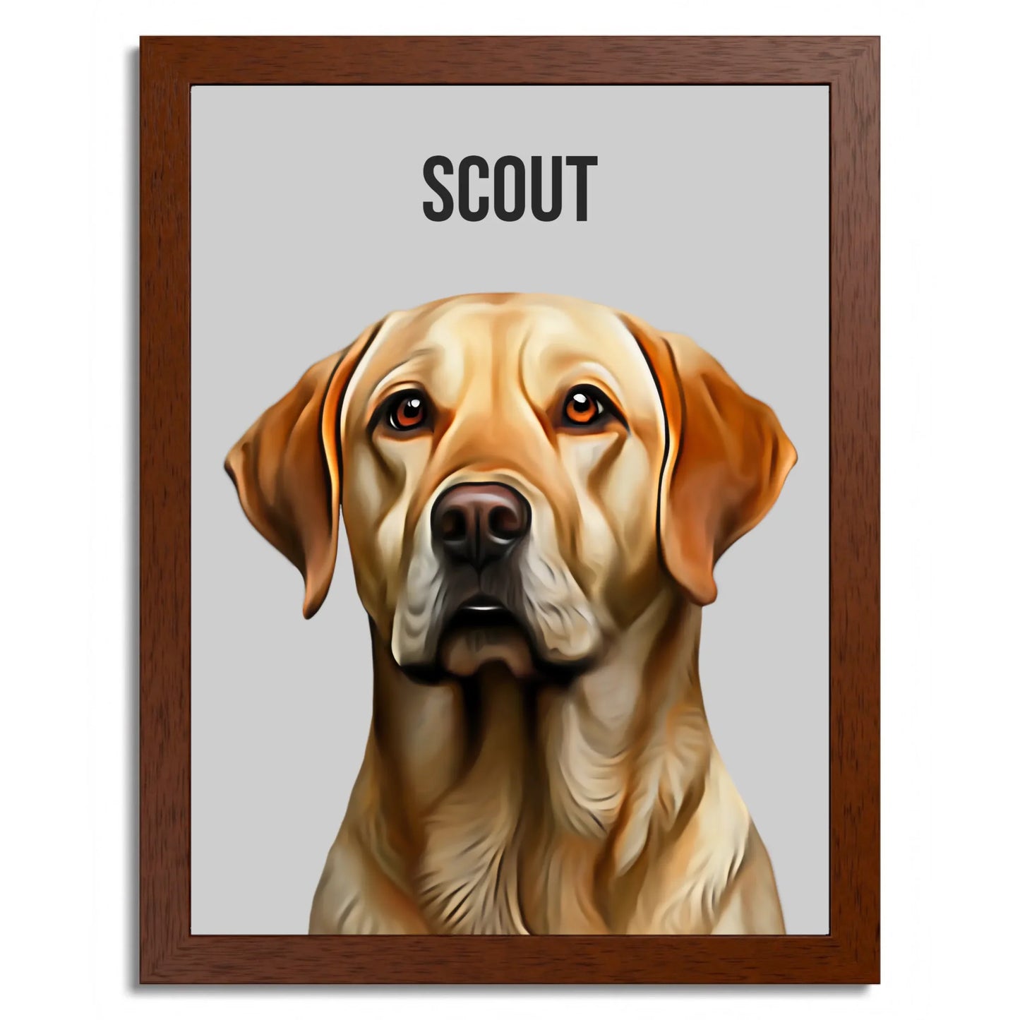 01 02 B Frame 12x16 Brown Front