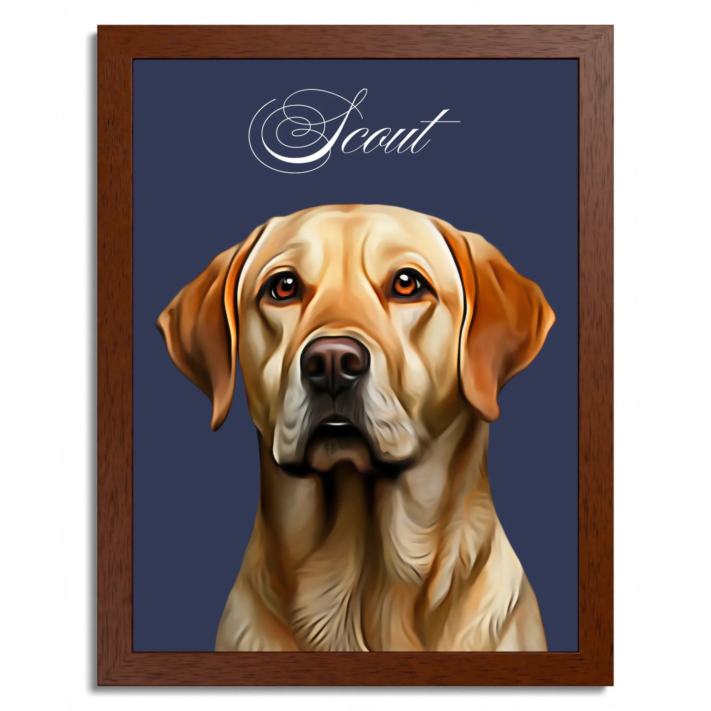 01 02 B Frame 12x16 Brown Front